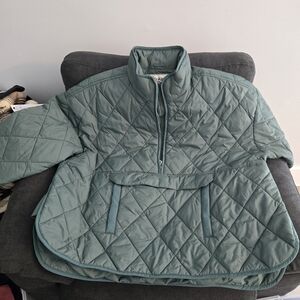 Alpine Design Quilted Jacket in Teal